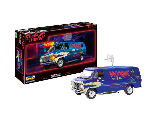 Revell 14578 1:25 Scale 1977 GMC Squawk Van Plastic Model Kit
