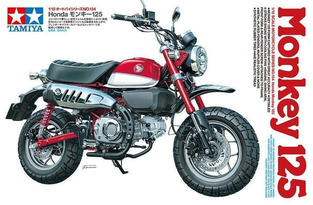 Tamiya 14134 1:12 Scale Honday Monkey 125 Plastic Model Kit