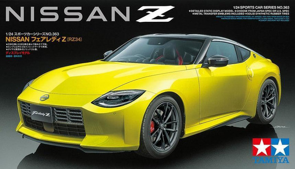 Tamiya 24363 1:24 Scale Nissan Z Plastic Model Kit Display