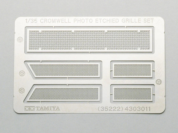 Tamiya 35222 1:35 Scale Cromwell Photo Etched Grill Set Detail Up Parts
