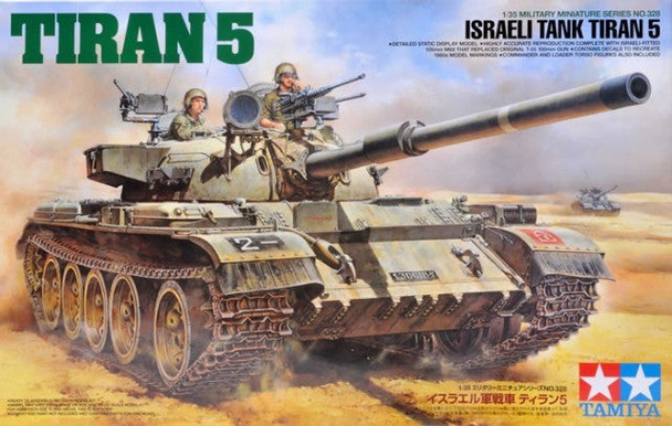 Tamiya 35328 1:35 Scale Israeli Tiran 5 Military Tank Plastic Model Kit