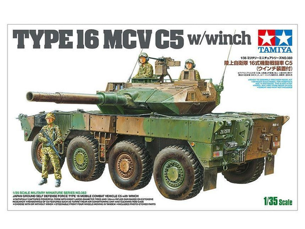 Tamiya 35383 1:35 Scale JGSDF Type 16 MCV C5 with Winch Plastic Model Kit