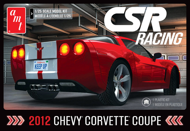 AMT 1551 1:25 2012 Chevrolet Corvette Coupe CSR Racing Plastic Model Kit