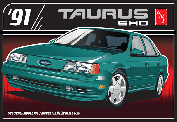 AMT 1554 1:25 1991 Ford Taurus SHO Plastic Model Kit Hobby Collectible