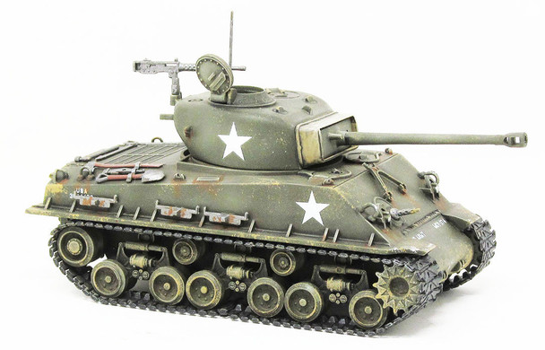 Atlantis A317 1:48 WWII M4 Sherman Medium Tank Plastic Model Kit with Figures
