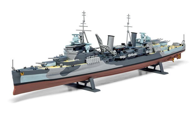 Airfix A50069 1:600 HMS Belfast Light Cruiser Gift Set Plastic Model Kit