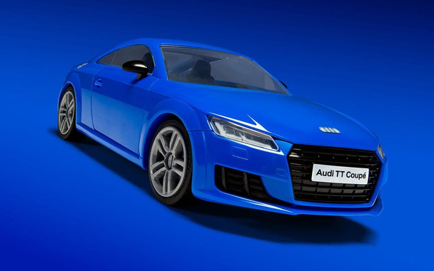 Airfix J6054 Audi TT Coupe QUICKBUILD Blue Plastic Model Kit Hobby Collectible