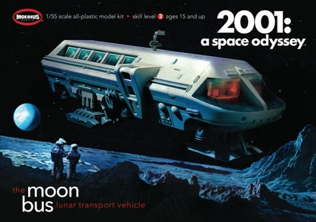 Moebius 2001-1 1:50 2001 Space Odyssey: Moon Bus Plastic Model Kit Hobby