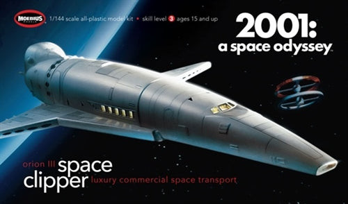 Moebius 2001-2 1:160 2001 Space Odyssey: Space Clipper Plastic Model Kit
