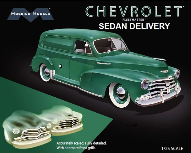 Moebius 2303 1:25 1948 Chevy Fleetmaster Sedan Delivery Plastic Model Kit