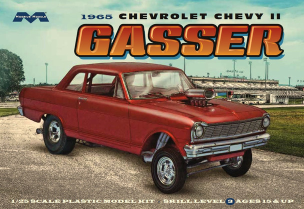Moebius 2324 1:25 1965 Chevy II Gasser Plastic Model Kit Hobby Collectible