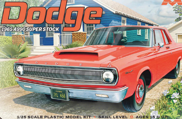 Moebius 2460 1:25 1965 Dodge A990 Super Stock Plastic Model Kit Hobby Display