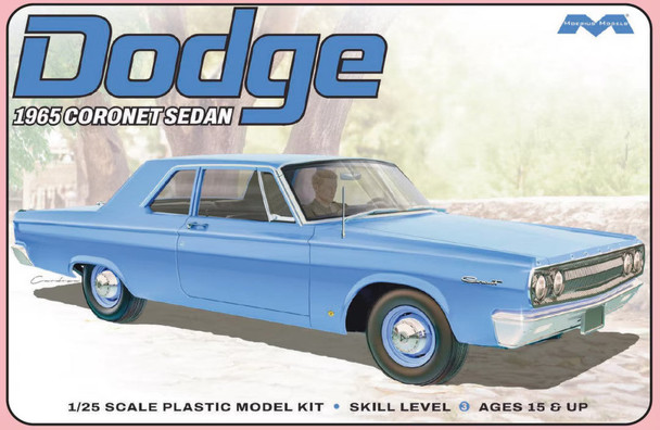 Moebius 2461 1:25 1965 Dodge Coronet Sedan Plastic Model Kit Hobby Collectible