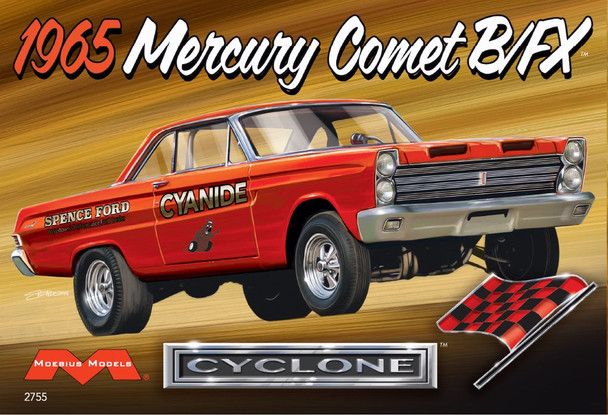 Moebius 2755 1:25 1965 Mercury Comet B/FX Plastic Model Kit Hobby Collectible