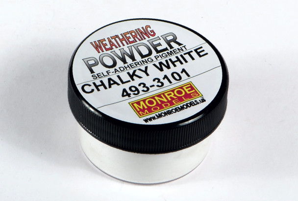 Monroe Models 3101 AIM Weathering Powder Chalky White 1 oz Model Railroad Scene