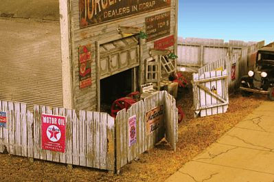 Monroe Models 9309 N Scale Junk Yard Fence Model Railroad Scenery Detail Kit