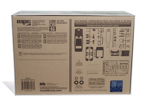 MPC 1005 1:25 Multi Maverick Funny Car Plastic Model Kit Hobby Collectible