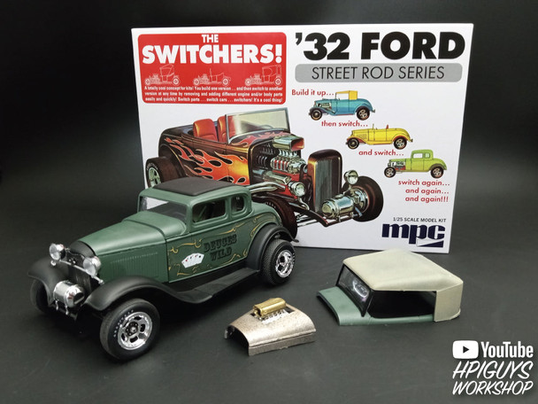 MPC 992 1:25 1932 Ford Switchers Roadster/Coupe Plastic Model Kit Hobby