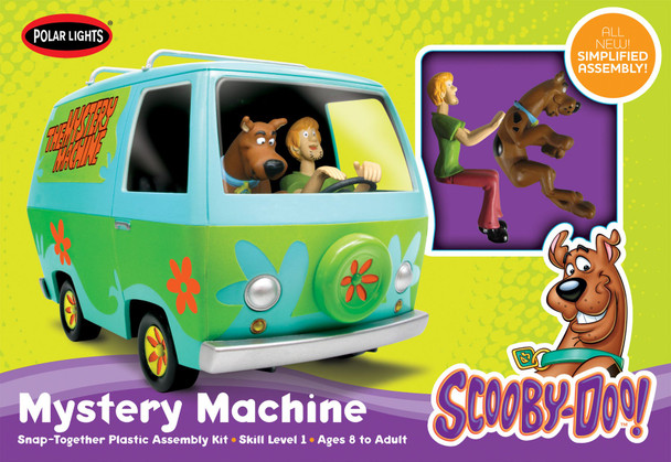 Polar Lights 901 1:25 Scooby-Doo Mystery Machine Snap Plastic Model Kit