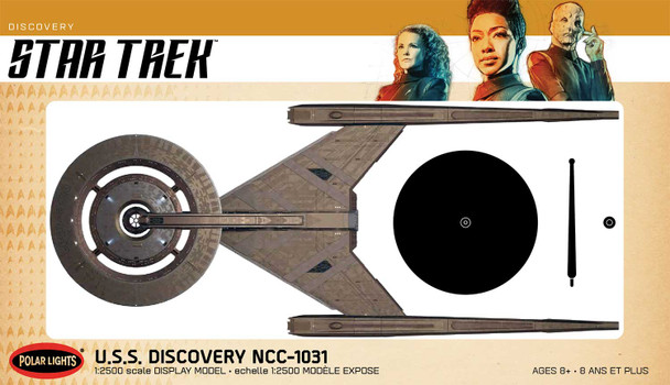 Polar Lights 979 1:2500 Star Trek Discovery USS Discovery Prebuilt Display Model