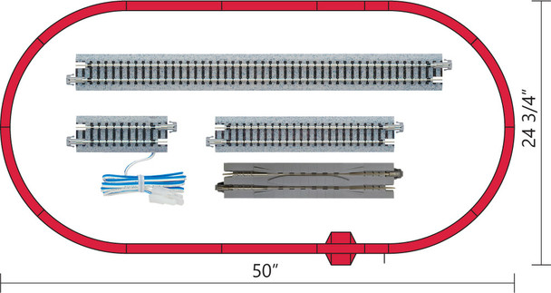 Kato 106-0048 N Scale Amtrak Pacific Surfliner Starter Set DC Model Railroad