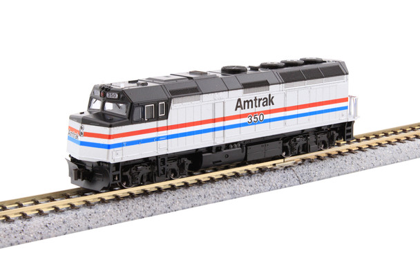 Kato 176-6108 N Scale EMD F40PH Amtrak Phase III #350 without ditch lights DC