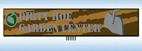 Miller Engineering 888551 O/S Scale Dirty Hoe Garden Billboard Lighted Sign Kit