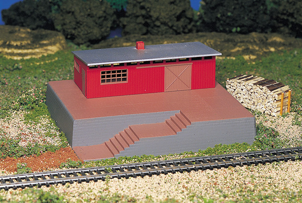 Bachmann 46209 HO Scale Building with Steam Whistle Operating Sound Accessory