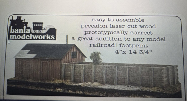 Banta Model Works 6110 O Scale Ridgway Sandhouse Laser-Cut Wood Building Kit