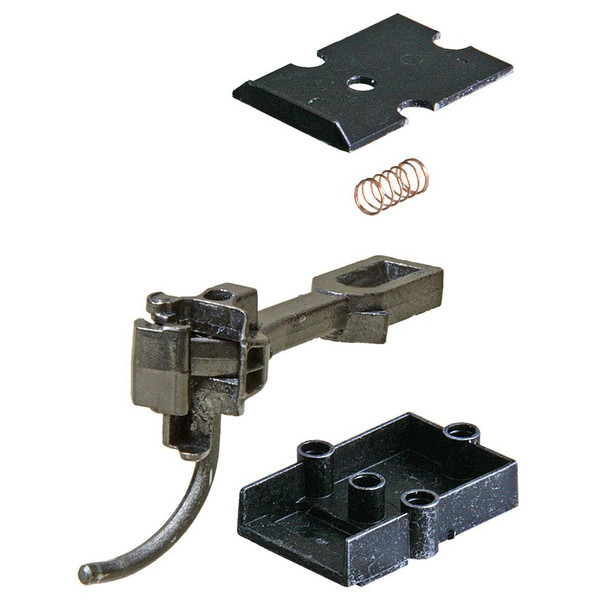 Kadee 1746 O Scale SBE Bottom Shelf Long Centerset Metal Couplers with Gearboxes