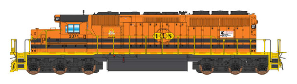 InterMountain 69374S-02 N Scale G&W Indiana Southern SD40-2 #3371 DCC Sound