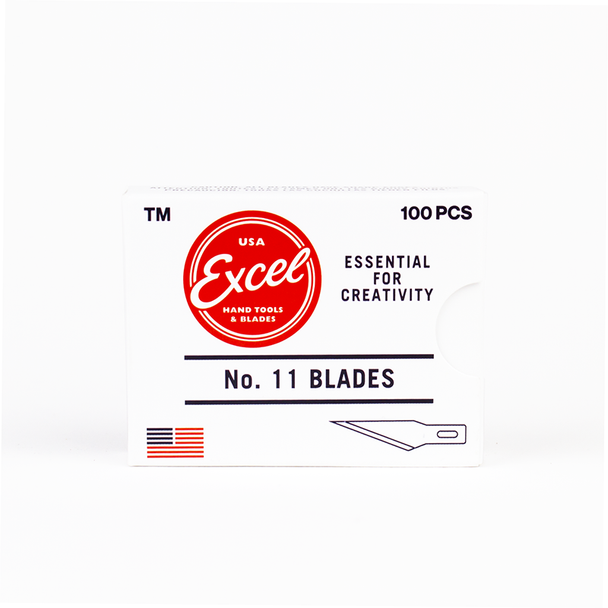 Excel Blades 20011 #11 Hobby Blades 5 pcs. Hobby Craft Tool for Modeling