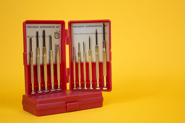 Excel Blades 55696 11-Piece Mini Screwdriver Set Hobby Craft Tool for Modeling