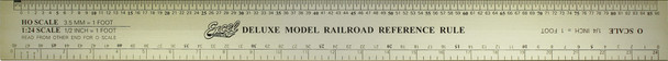 Excel Blades 55778 12-Inch Scale Ruler for Modeling Hobby Craft Tool Made in USA