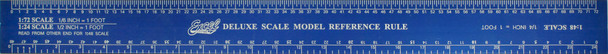 Excel Blades 55779 Deluxe 12-Inch Scale Ruler for Modeling Hobby Craft Tool