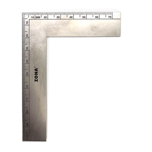 Zona 37-434 L-square Ruler 3 inch x 4 inch Hobby Craft Tool for Modeling
