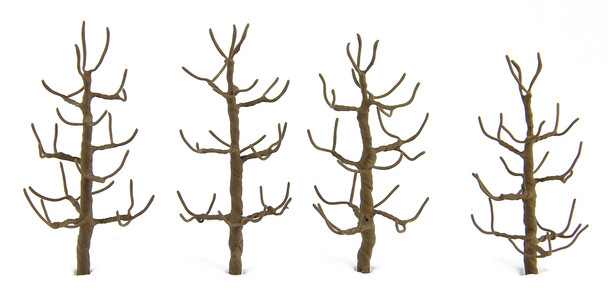 JTT Scenery 94118 N Scale 2-1/2" Sycamore Tree Armatures 4-Pack Diorama