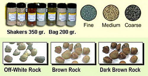 JTT Scenery 95339 All Scale Rocks Shaker, Dark Brown/350 grams Train Layout