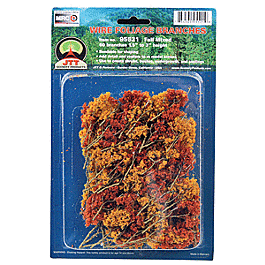 JTT Scenery 95521 All Scale Foliage Branches - 1-1/2 to 3" 3.8 to 7.6cm pkg(60)