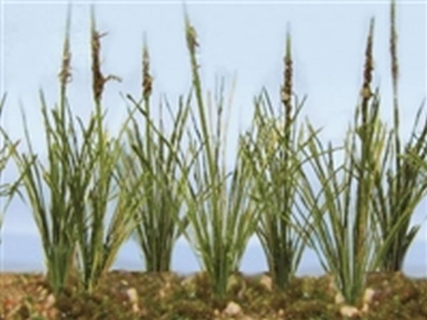 JTT Scenery 95633 HO Scale Cattails Dried 3/4" 24-Pack Model Railroad Scenery