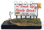 J & L Innovations 176 HO Scale Telephone Pole Style Sign/Billboard Kits