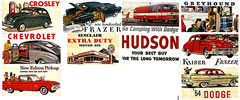 J & L Innovations 226 N Scale Auto/Transportation Signs for Billboards 1940's