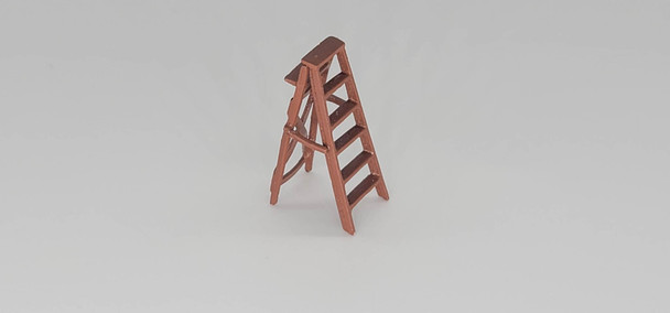 J & L Innovations 554 HO Scale Custom Ladders - 8' Step Ladder Model Railroad