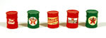 J & L Innovations 562 HO Scale Custom Oil Barrels - Texaco Model Railroad
