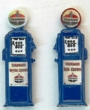 J & L Innovations 584 HO Scale Deluxe Custom Gas Pump Standard (2) Layout Detail