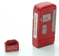 J & L Innovations 745 HO Scale Custom Upright Soda Machine/Case RC Cola