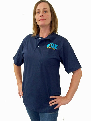 NCE 0601 Official NCE Shirt Navy Blue Medium - Crazy Model Trains