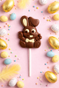 Tri-Chocolate Bowtie Bunny Pop