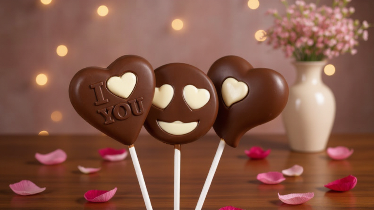 Heart Lollipop Collection (3 Lollipops) - No Whey Chocolate