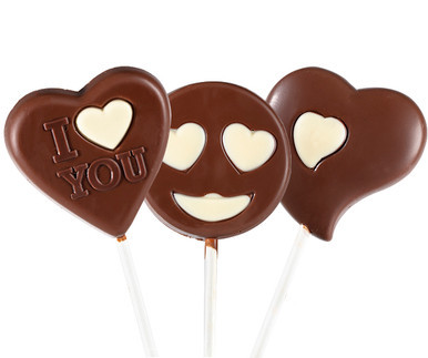 Heart Lollipop Collection (3 Lollipops) - No Whey Chocolate